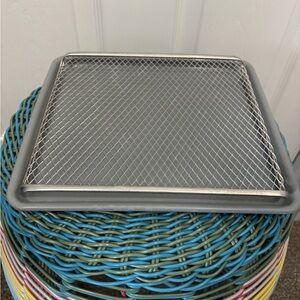 Silver Baking Tray with Mesh Rack